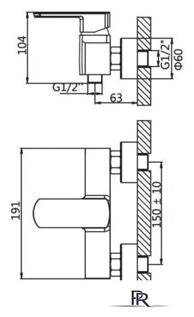 Смеситель AV Engineering AVHLN5-A096-699 - Изображение №2 — Интернет-магазин ПроЗаказ
