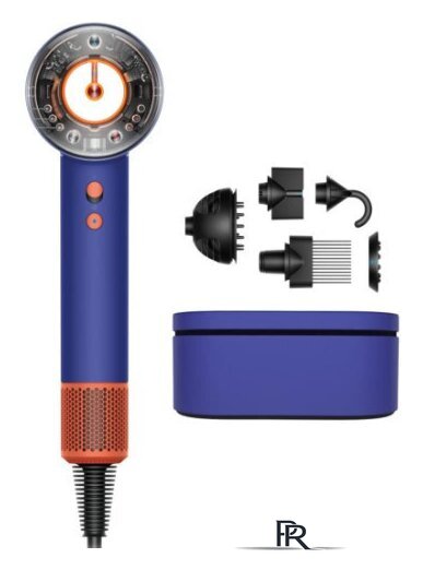 Фен Dyson HD16 Supersonic Nural Curly+Coily (евровилка, синие румяна/топаз) - Изображение №1 — Интернет-магазин ПроЗаказ