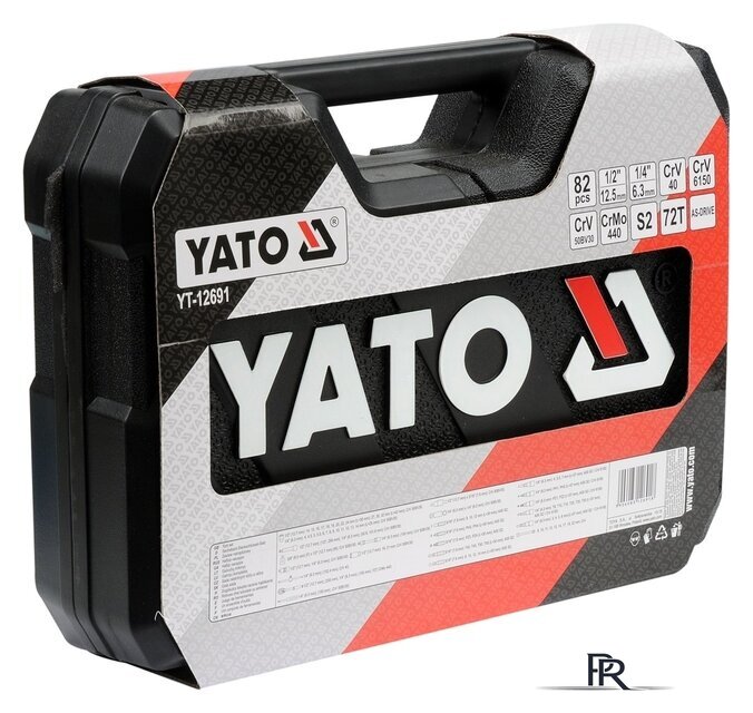 Универсальный набор инструментов Yato YT-12691 (82 предмета) - Изображение №3 — Интернет-магазин ПроЗаказ