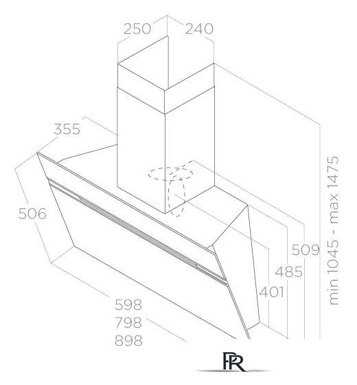 Кухонная вытяжка Elica Stripe IX/A/90/LX PRF0100993C - Изображение №4 — Интернет-магазин ПроЗаказ