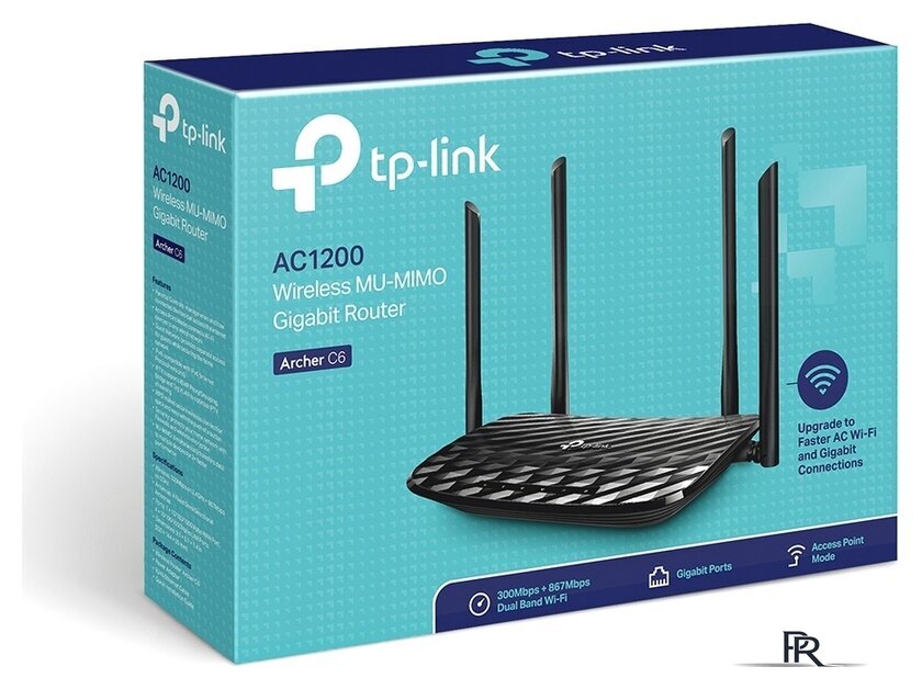 Wi-Fi роутер TP-Link Archer C6 V2 - Изображение №4 — Интернет-магазин ПроЗаказ
