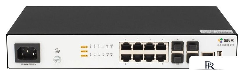 Управляемый коммутатор уровня 2+ SNR SNR-S5210G-8TX - Изображение №1 — Интернет-магазин ПроЗаказ