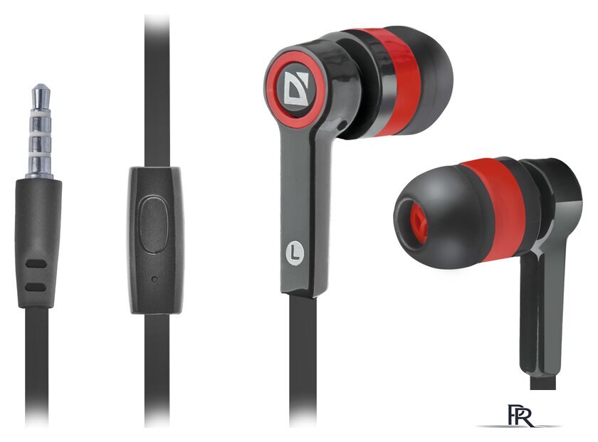 Наушники Defender Pulse 420 (черный/красный) [63424] - Изображение №1 — Интернет-магазин ПроЗаказ