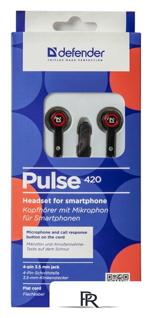 Наушники Defender Pulse 420 (черный/красный) [63424] - Изображение №6 — Интернет-магазин ПроЗаказ