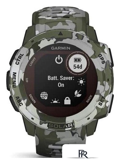 Умные часы Garmin Instinct Solar Camo Edition (лишайник) - Изображение №8 — Интернет-магазин ПроЗаказ