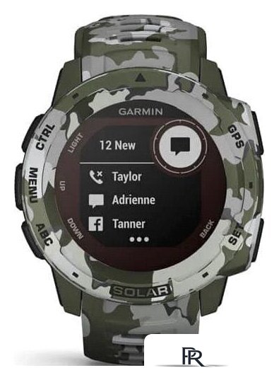 Умные часы Garmin Instinct Solar Camo Edition (лишайник) - Изображение №7 — Интернет-магазин ПроЗаказ