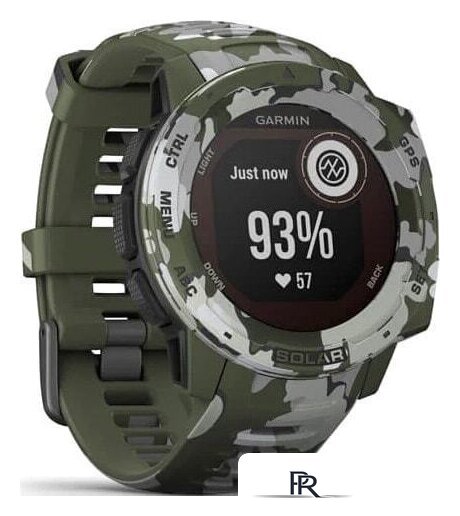 Умные часы Garmin Instinct Solar Camo Edition (лишайник) - Изображение №2 — Интернет-магазин ПроЗаказ