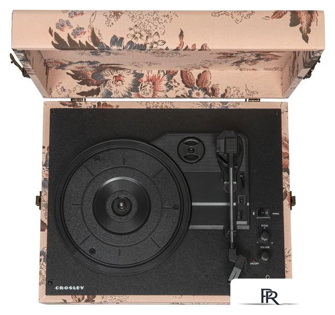 Виниловый проигрыватель Crosley Voyager Floral - Изображение №6 — Интернет-магазин ПроЗаказ
