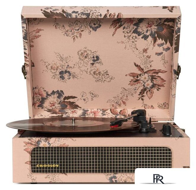 Виниловый проигрыватель Crosley Voyager Floral - Изображение №2 — Интернет-магазин ПроЗаказ