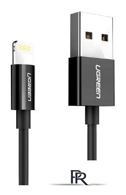 Кабель Ugreen US155 80823 USB Type-A - Lightning (2 м, черный) - Изображение №1 — Интернет-магазин ПроЗаказ