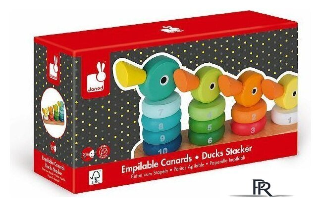 Сортер Janod Набор пирамидок Утята J08212 - Изображение №5 — Интернет-магазин ПроЗаказ