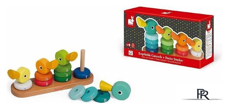 Сортер Janod Набор пирамидок Утята J08212 - Изображение №4 — Интернет-магазин ПроЗаказ