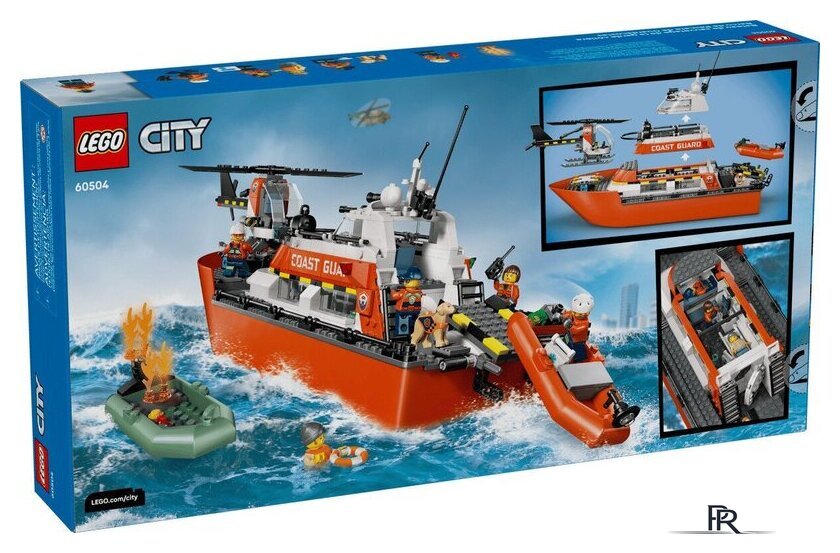 Конструктор LEGO City 60504 Спасательный катер и вертолет береговой охраны - Изображение №11 — Интернет-магазин ПроЗаказ