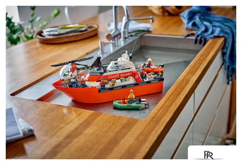 Конструктор LEGO City 60504 Спасательный катер и вертолет береговой охраны - Изображение №9 — Интернет-магазин ПроЗаказ