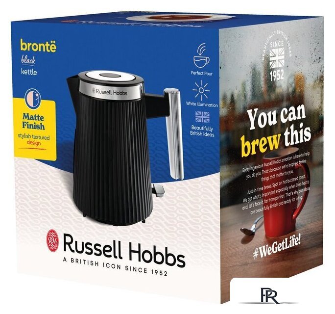 Электрический чайник Russell Hobbs Bronte Black 26750-70 - Изображение №9 — Интернет-магазин ПроЗаказ