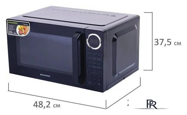 Микроволновая печь BRASSON MW2390D-6BL - Изображение №4 — Интернет-магазин ПроЗаказ