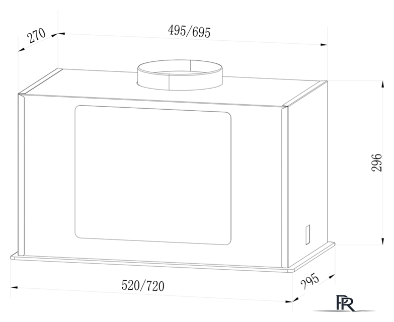 Кухонная вытяжка LEX GS Bloc G 600 (белый) - Изображение №2 — Интернет-магазин ПроЗаказ