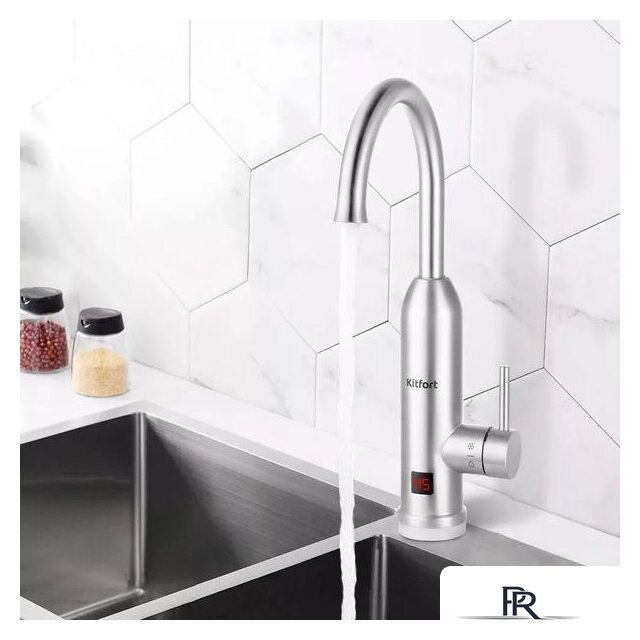 Проточный электрический водонагреватель-кран Kitfort KT-4032 - Изображение №2 — Интернет-магазин ПроЗаказ