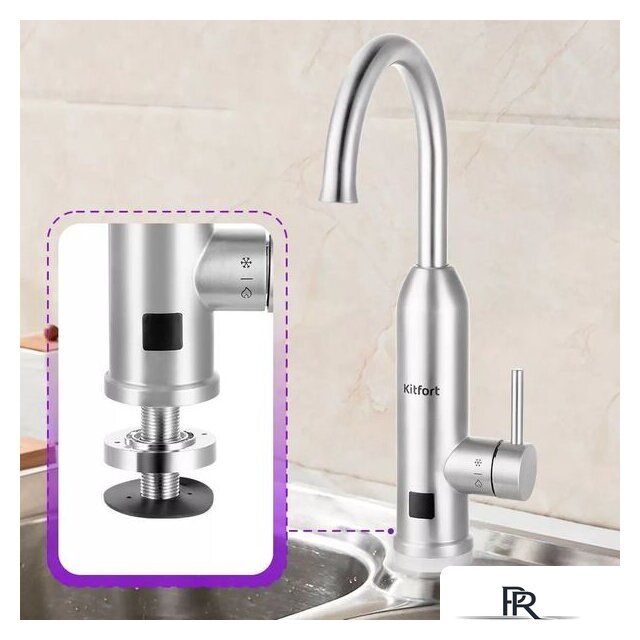 Проточный электрический водонагреватель-кран Kitfort KT-4032 - Изображение №6 — Интернет-магазин ПроЗаказ