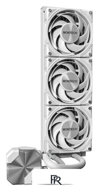 Система жидкостного охлаждения для процессора Montech HyperFlow Silent 360 (белый) - Изображение №2 — Интернет-магазин ПроЗаказ