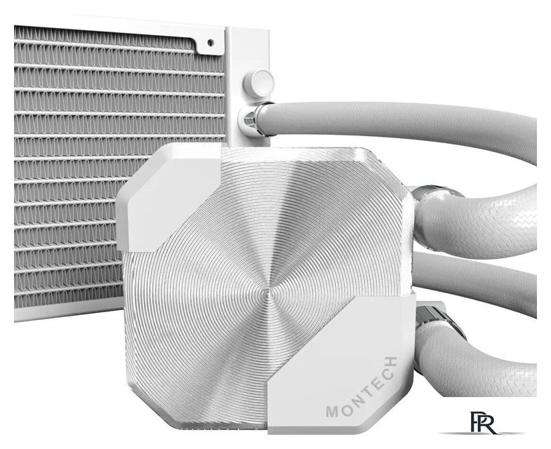 Система жидкостного охлаждения для процессора Montech HyperFlow Silent 360 (белый) - Изображение №6 — Интернет-магазин ПроЗаказ