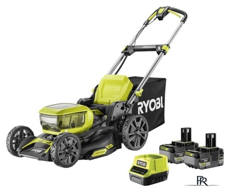 Газонокосилка Ryobi RY18LMX46A-250 (с 2-мя АКБ 5 Ач) - Изображение №1 — Интернет-магазин ПроЗаказ