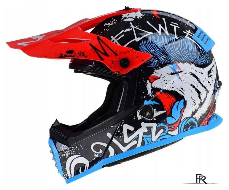 Мотошлем LS2 MX437 Fast 2 Mini Starmaw (S, черный) - Изображение №7 — Интернет-магазин ПроЗаказ