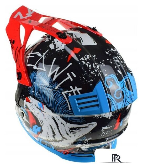 Мотошлем LS2 MX437 Fast 2 Mini Starmaw (S, черный) - Изображение №11 — Интернет-магазин ПроЗаказ