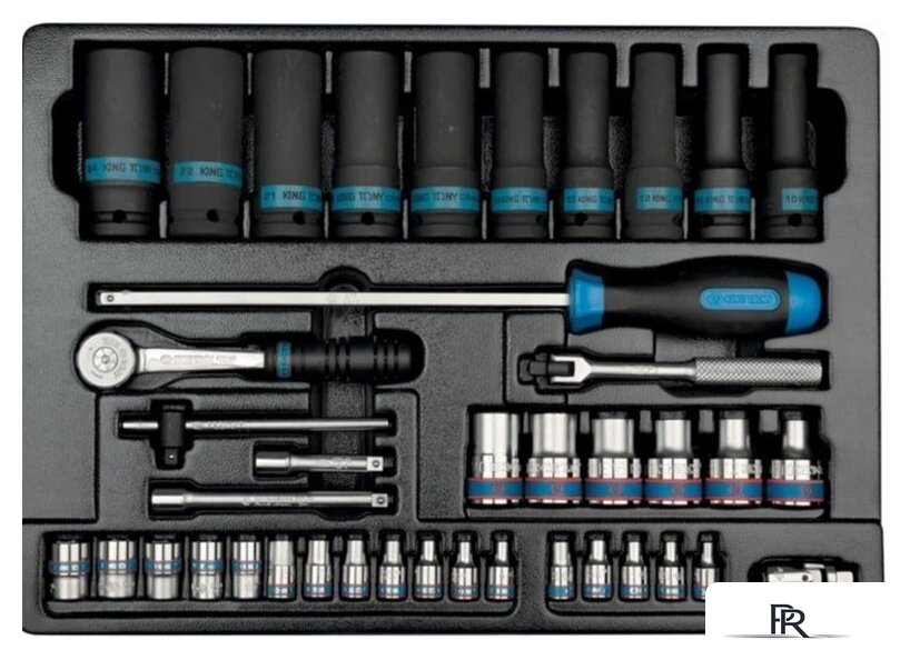 Универсальный набор инструментов King Tony 9-7540MR (40 предметов) - Изображение №1 — Интернет-магазин ПроЗаказ