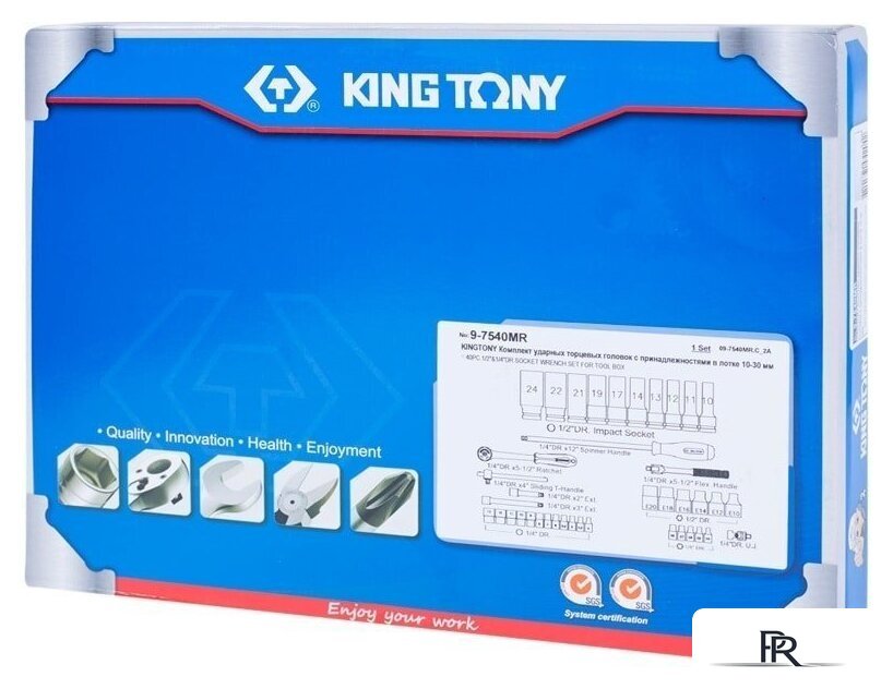Универсальный набор инструментов King Tony 9-7540MR (40 предметов) - Изображение №2 — Интернет-магазин ПроЗаказ
