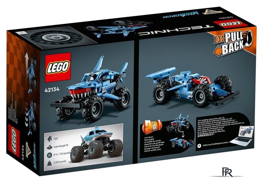 Конструктор LEGO Technic 42134 Monster Jam Megalodon - Изображение №2 — Интернет-магазин ПроЗаказ