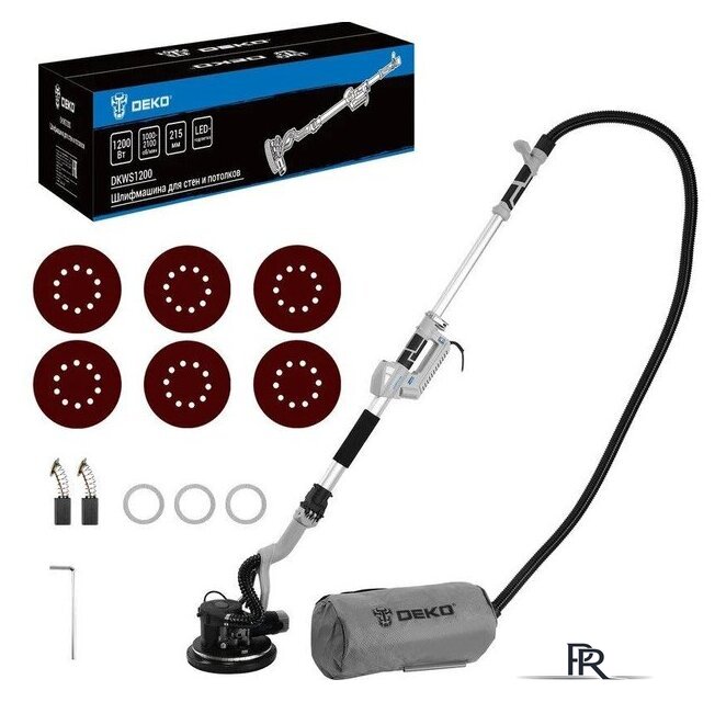 Шлифмашина для стен и потолков Deko DKWS1200 085-1061 - Изображение №1 — Интернет-магазин ПроЗаказ
