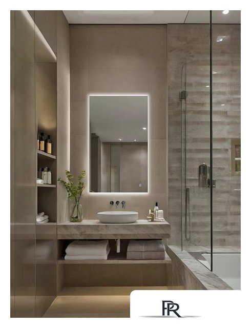 Зеркало с подсветкой  EMZE Rectangle 50х70 LED.50.70.4K (с подсветкой) - Изображение №8 — Интернет-магазин ПроЗаказ