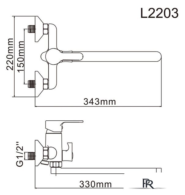 Смеситель Ledeme H03 L2203 - Изображение №12 — Интернет-магазин ПроЗаказ