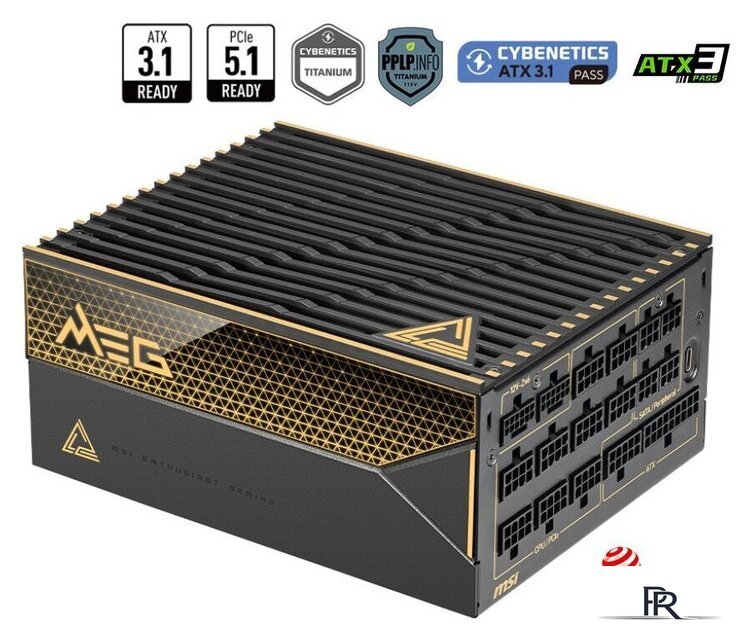 Блок питания MSI MEG Ai1600T PCIE5 - Изображение №2 — Интернет-магазин ПроЗаказ