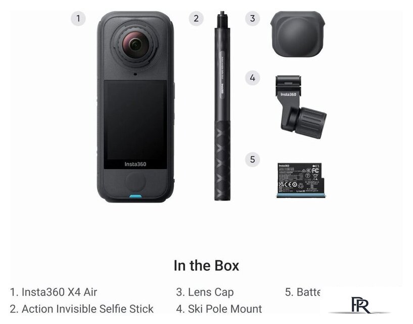 Экшен-камера Insta360 X4 Air Ski Bundle (черный) - Изображение №11 — Интернет-магазин ПроЗаказ