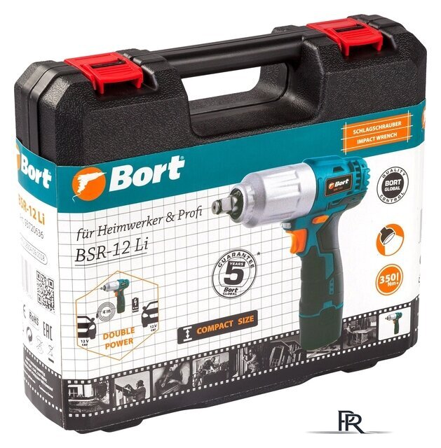 Гайковерт Bort BSR-12Li (с 1-им АКБ, кейс) - Изображение №6 — Интернет-магазин ПроЗаказ