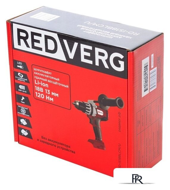 Ударная дрель-шуруповерт RedVerg RD-IS18BLCM/U (без АКБ) - Изображение №14 — Интернет-магазин ПроЗаказ