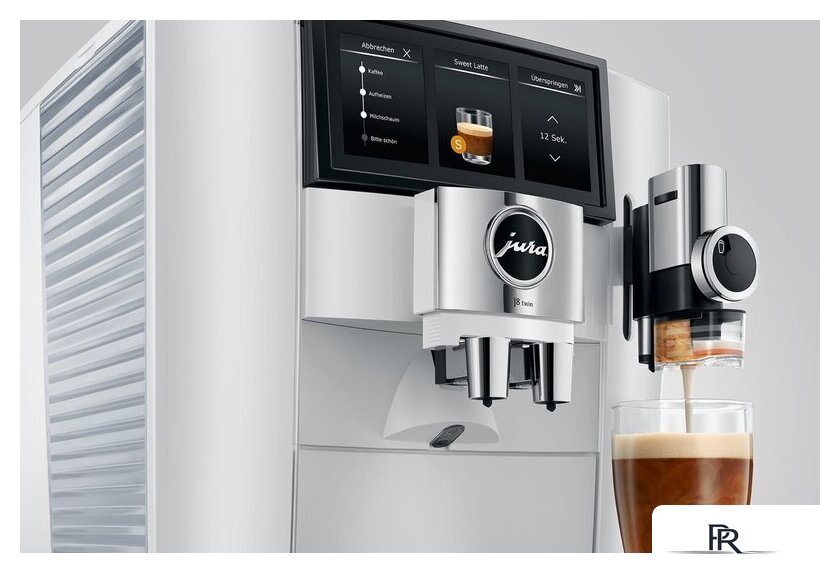 Кофемашина JURA J8 Twin Diamond White EA 15594 - Изображение №6 — Интернет-магазин ПроЗаказ