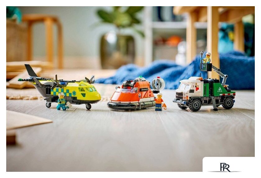 Конструктор LEGO City 60505 Ремикс самолёта, грузовика и судна на воздушной подушке - Изображение №8 — Интернет-магазин ПроЗаказ