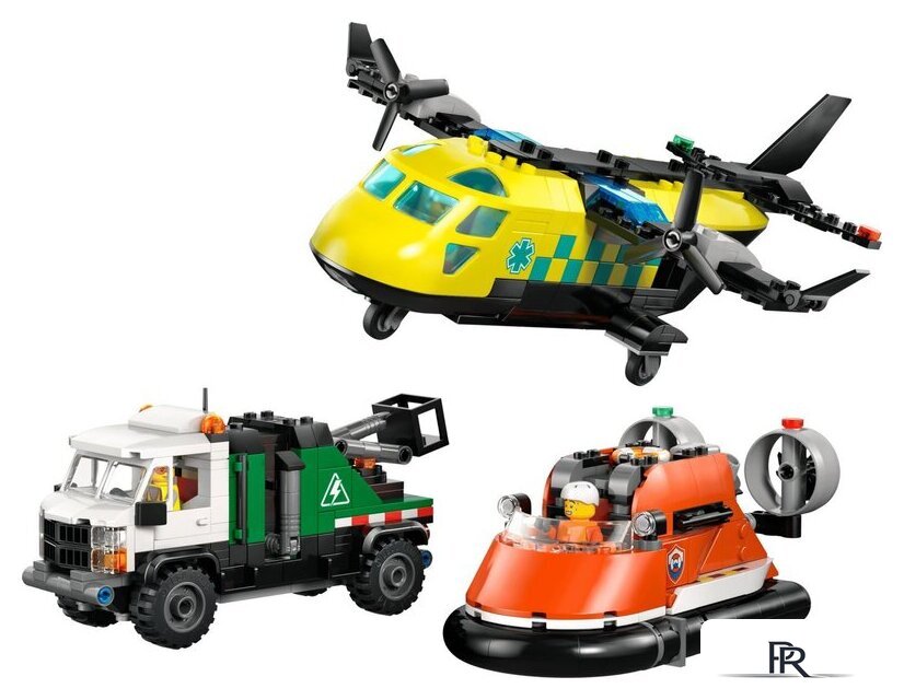 Конструктор LEGO City 60505 Ремикс самолёта, грузовика и судна на воздушной подушке - Изображение №2 — Интернет-магазин ПроЗаказ