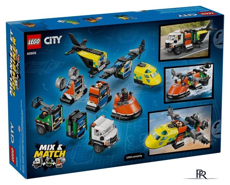 Конструктор LEGO City 60505 Ремикс самолёта, грузовика и судна на воздушной подушке - Изображение №10 — Интернет-магазин ПроЗаказ