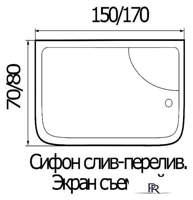 Душевая кабина River Dunay 170/80/55 ТН - Изображение №4 — Интернет-магазин ПроЗаказ