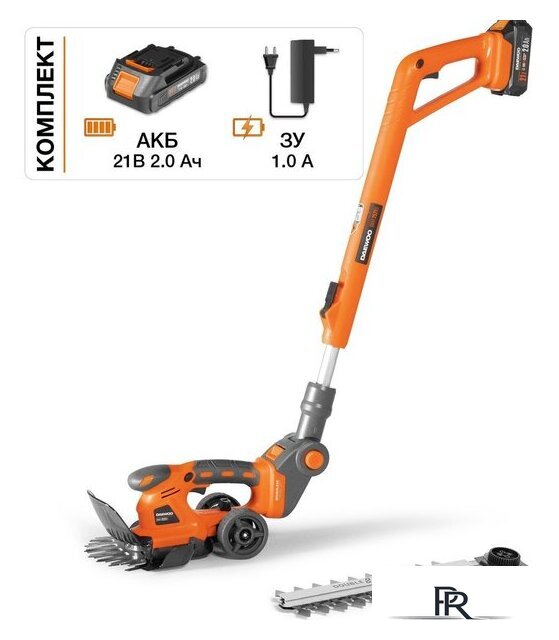 Кусторез + ножницы Daewoo Power DAHT 2521Li Full Set (с 1-им АКБ) - Изображение №1 — Интернет-магазин ПроЗаказ