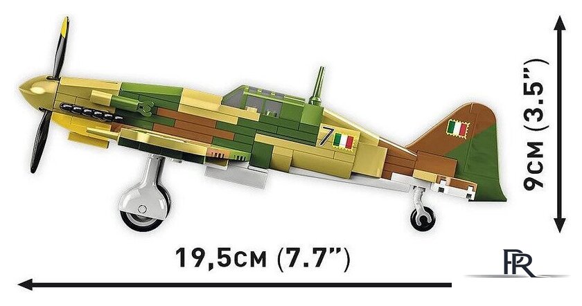 Конструктор Cobi Historical Collection WWII Fiat G.55 Centauro - Изображение №6 — Интернет-магазин ПроЗаказ