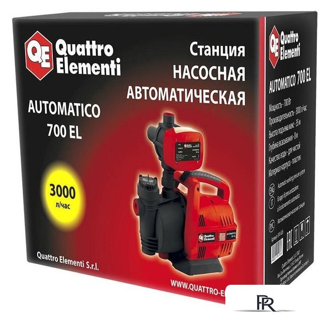 Насосная станция Quattro Elementi Automatico 700 EL - Изображение №6 — Интернет-магазин ПроЗаказ