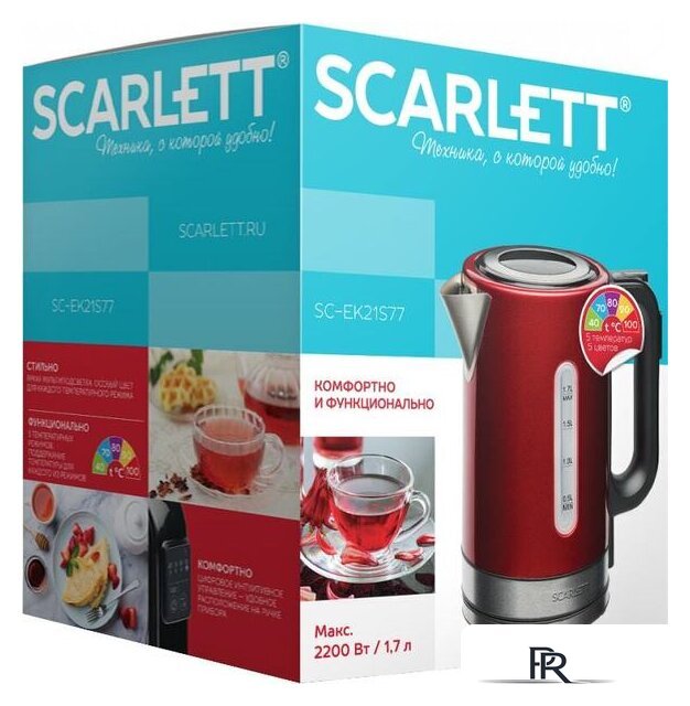 Электрический чайник Scarlett SC-EK21S77 - Изображение №8 — Интернет-магазин ПроЗаказ