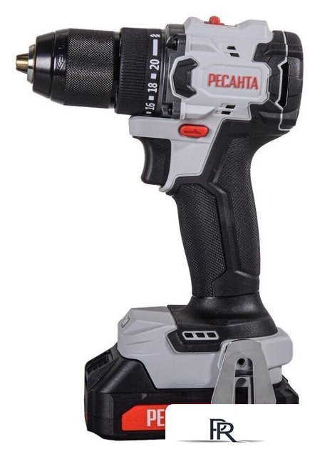 Дрель-шуруповерт Ресанта ДА-20-2ЛК-БП (с 2-мя АКБ, кейс) - Изображение №7 — Интернет-магазин ПроЗаказ