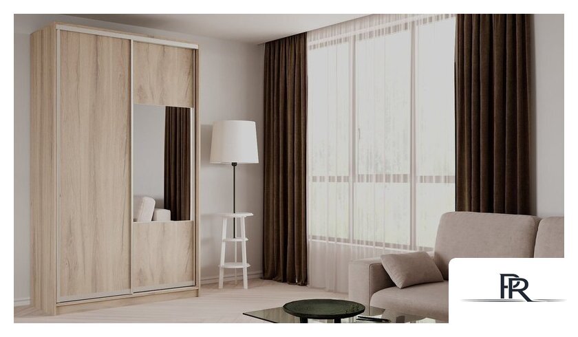 Шкаф-купе Рэйгрупп 158 EEX Elgon РГ-04.05 (дуб элисон/дуб элисон/хром) - Изображение №6 — Интернет-магазин ПроЗаказ