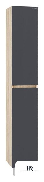  Onika Шкаф-пенал Милтон 30 403078 (серый/дуб сонома) - Изображение №1 — Интернет-магазин ПроЗаказ